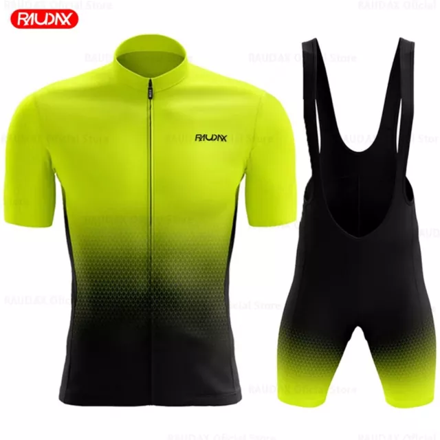 Team Training Cycling Clothing Breathable Men Short Sleeve Cycling Jersey Sets 3