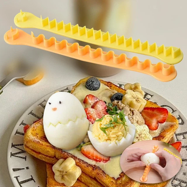 2X2X FANCY EGG Cut Flower Shaper 2 Slicing Kitchen Accessories Egg ...