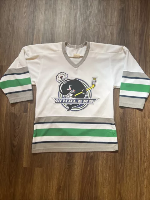 PLYMOUTH WHALERS OHL CHL Vintage Reebok Youth Hockey Jersey Size S/M $35.00  - PicClick