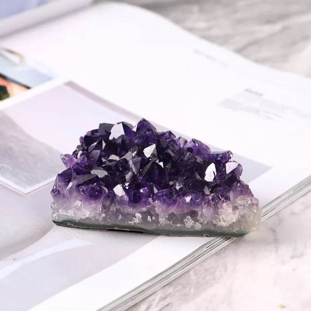 Natürlich Amethyst Cluster Quarz Bergkristall Druzy Geode Stein Heilung Reiki