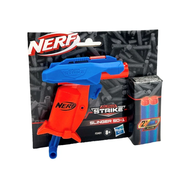 Lançador Nerf Alpha Strike Slinger SD-1 Hasbro - Sacolão