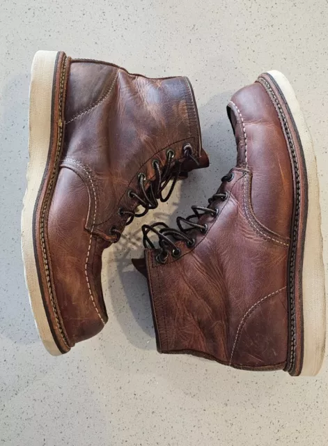 Red Wing Shoes 1907 Copper Rough Men's 10 D Heritage Classic Moc Boots USA