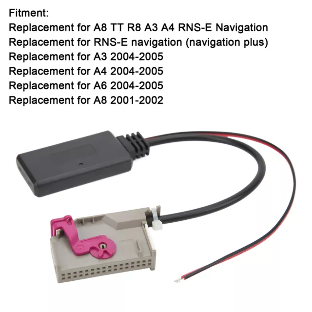 Cavo audio adattatore 32 pin AUX IN per navigazione A8 TT R8 A3 A4 RNSE