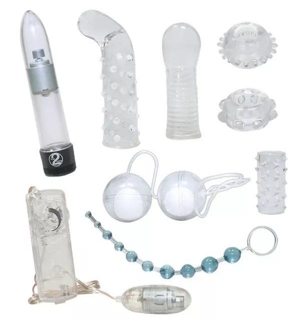 Kit sex toys per coppia vibratore ovulo palline vaginali anale guaina fallica