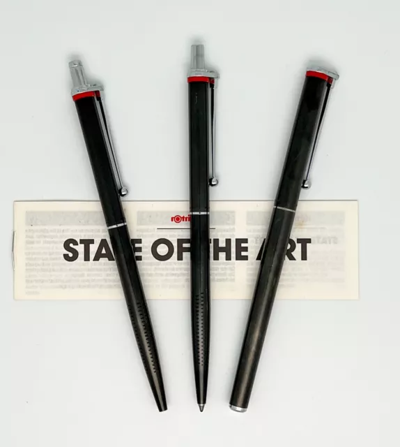 Rotring RARE 700 Combo Black -  Fountain Pen, Ballpoint & Mechanical Pencil