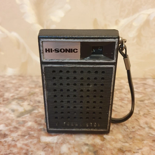 RADIO TRANSISTOR HISONIC Fr608 Vintage 1960 Radiolina Rara EUR 30,00