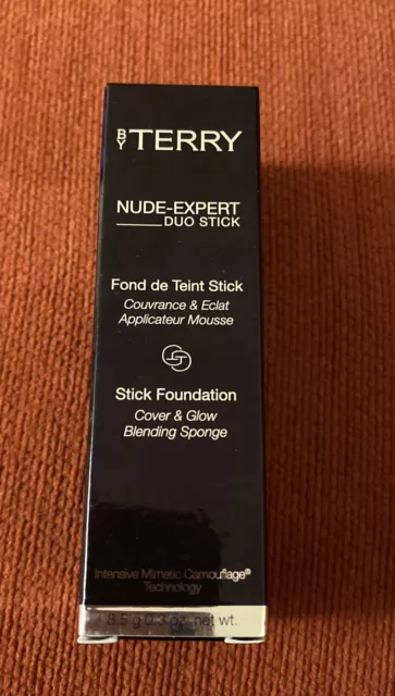 BY TERRY Nude Expert Duo Stick Foundation/Highlighter  Shade: 10 Golden Sand NEW