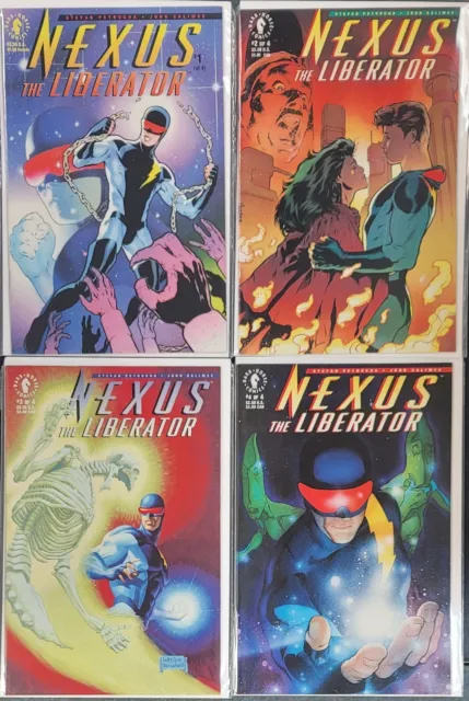 Nexus The Liberator #1-4 Dark Horse Comics 1992 Complete Set! VF-NM 8.0-9.0+!