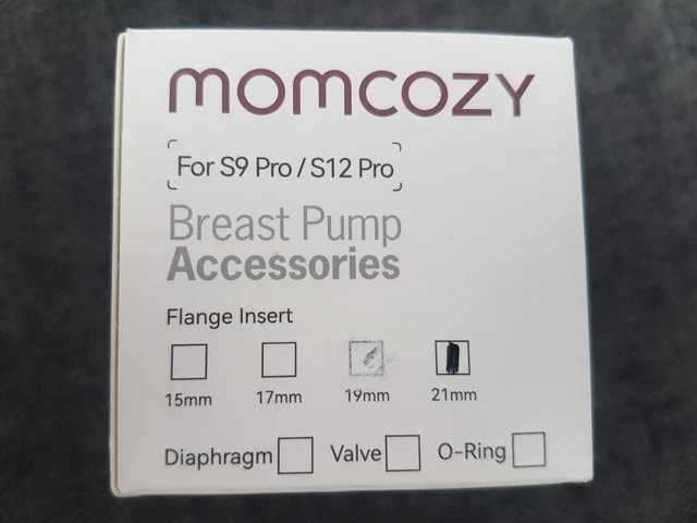 Momcozy Breastfeeding Access Flange Insert 19 mm for S9 Pro/S12 Pro Transparent