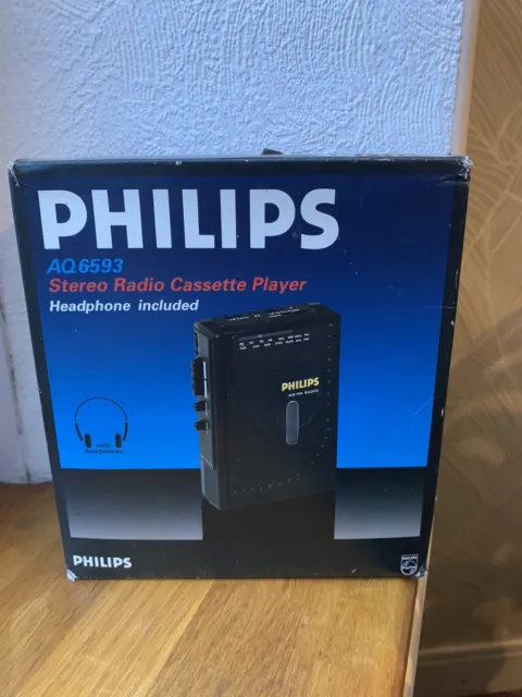 phillips AQ6560 stereo radio cassette player - WALKMAN PHILIPS - HS ? Année 1990