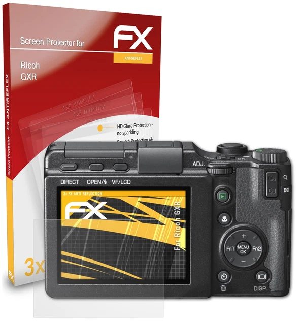 atFoliX 3x Screen Protector for Ricoh GXR Screen Protection Film matt&shockproof
