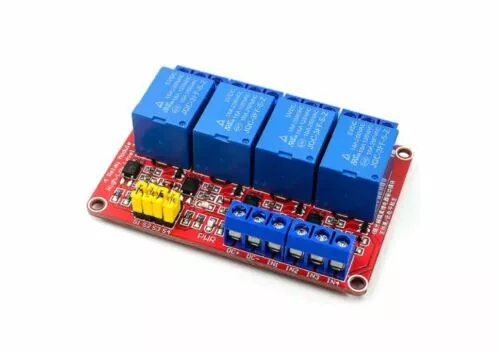 Optocoupler Relay Module High/Low Level 5V 4 Channel Arduino PI