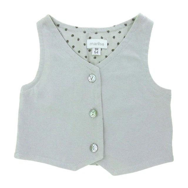 Marèse gilet sans manches bébé taille 1 mois