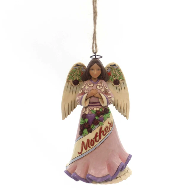 Jim Shore MOTHER ANGEL HANGING ORNAMENT Christmas Wings Prayer 4053844