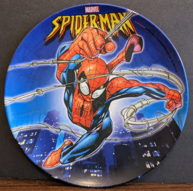 2004 Marvel Spider-Man 8” Zak Designs Melamine Plastic Plate