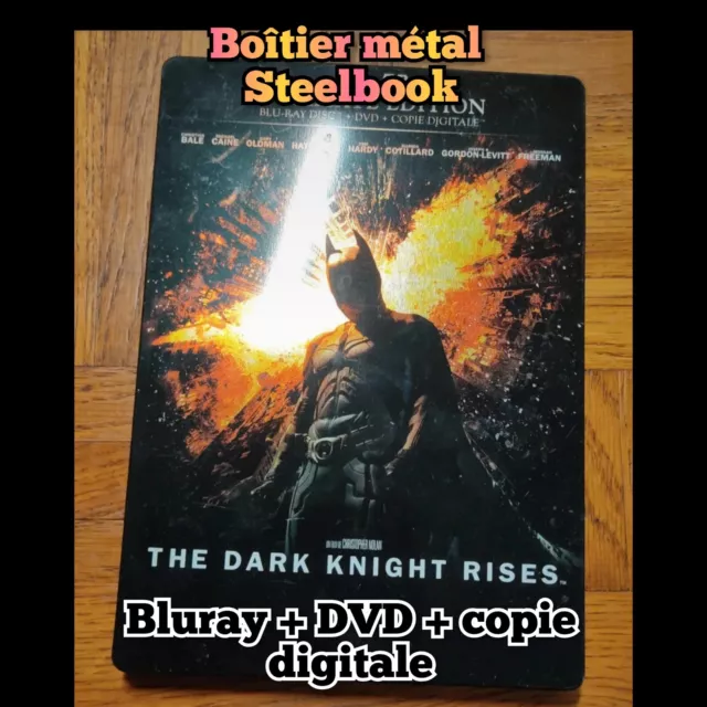 blu ray Batman The Dark Knight Rises [boîtier SteelBook] | Ultimate Edition