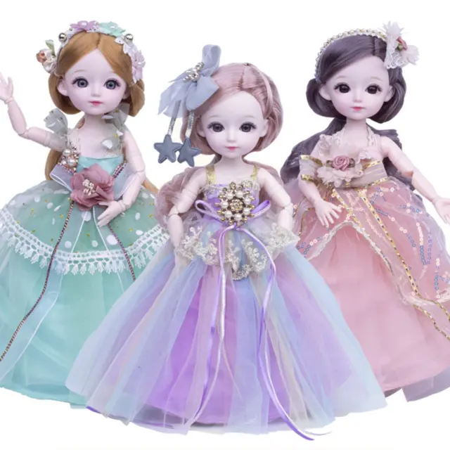 12 inch 1/6 BJD Doll Girl Girls Birthday Gift Full Set Makeup Clothes