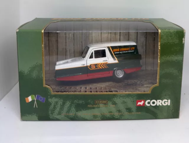 Corgi Appx Maßstab 1/43 Druckguss CC85801 - Reliant Regal Van - Eddie Stobart