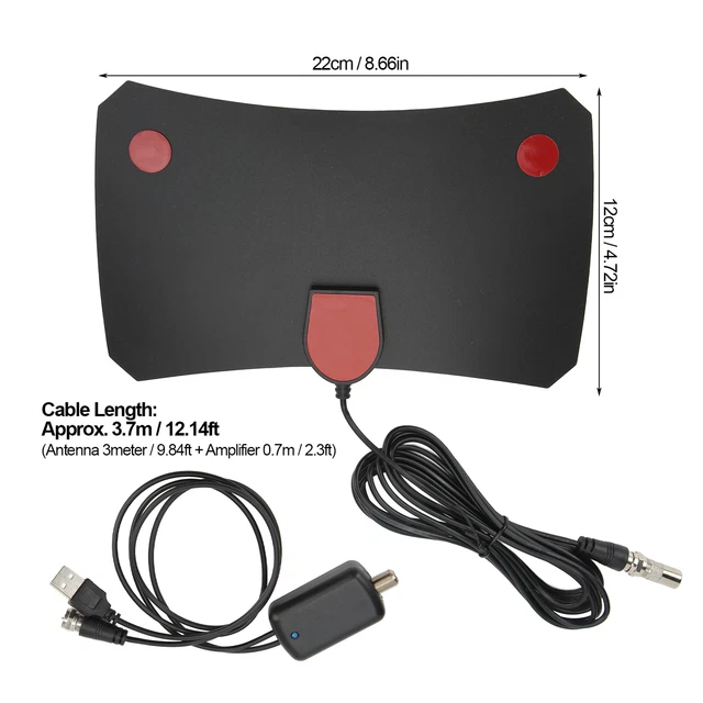 TV Antenna 4K 1080P 25DBI High Gain Wide Coverage HD Television Accessories WIK