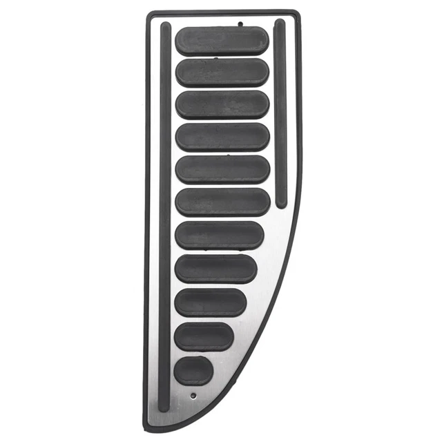 Black Stainless Steel Footrest Pedal Cover Trim For Hyundai Tucson 2022-2024