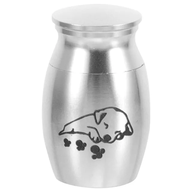 Piccola urna per ceneri urne per animali domestici gatti cane mini funerale barattolo di metallo