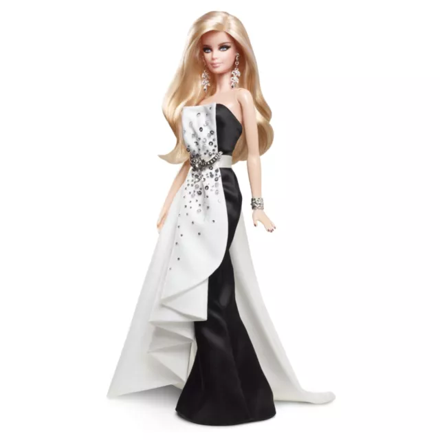 Barbie Black & White Collection BFC Exclusive Beaded Gown Doll Mattel X8266 2