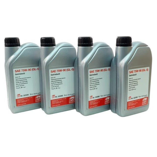 4 Olio per Ingranaggi Litro Febi BILSTEIN 32590 75W90 Api GL-5 BMW Opel Ford VW