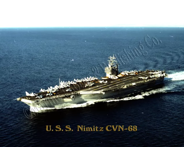 USS NIMITZ CVN 68 Photo Print Personalized US Navy