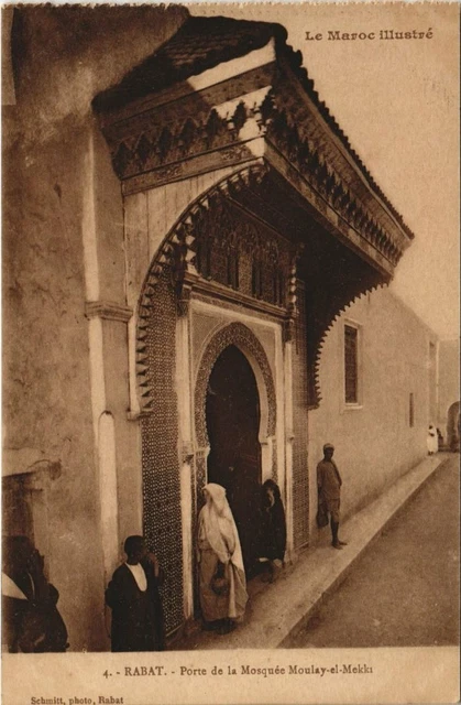 CPA AK MAROC RABAT Mosquée Port de la MOULAY-el-Mekki (31480)