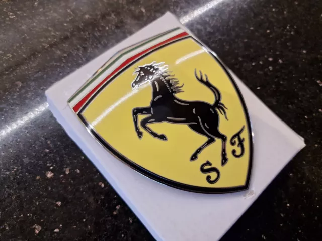 FERRARI 488 All Models Squadra Corse Shield Badge GENUINE FERRARI