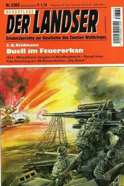 Landser N.2360 "DUELL IM FEUERORKAN"    SS-Division "Das Reich" 1944