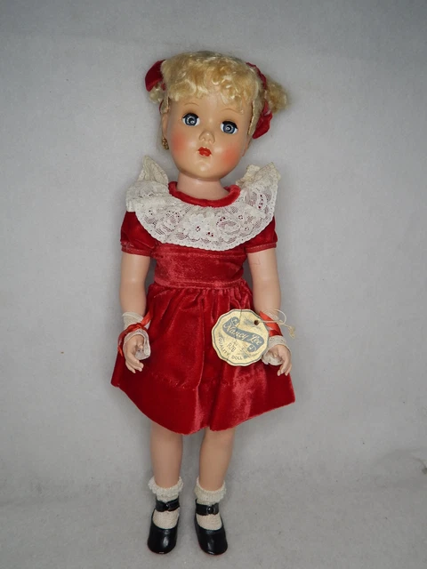 Vintage 1950’s 17” Arranbee R&B NANCY LEE Doll Strung Orig w/Hang Tag