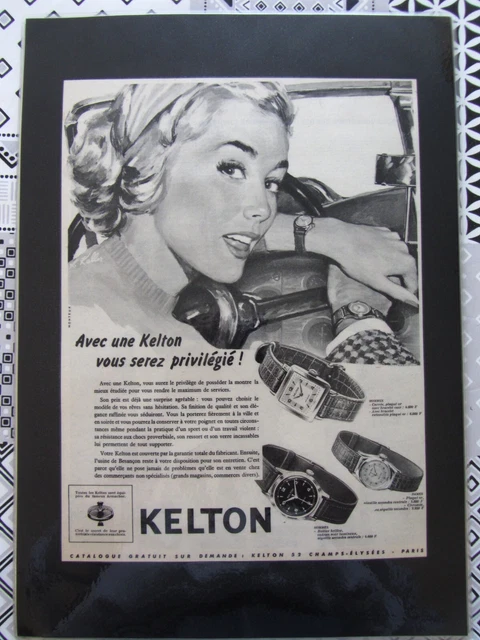 Montre Bracelet Homme Kelton Années 1970 - Mécanique à Remontage Manuel - Occasion