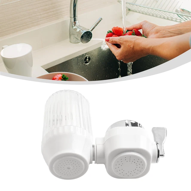 Filtre Purificateur D'eau Pour Robinet - Ultrafiltration, Charbon Actif, Compatible La Plupart Des Robinets - 139x68 Mm