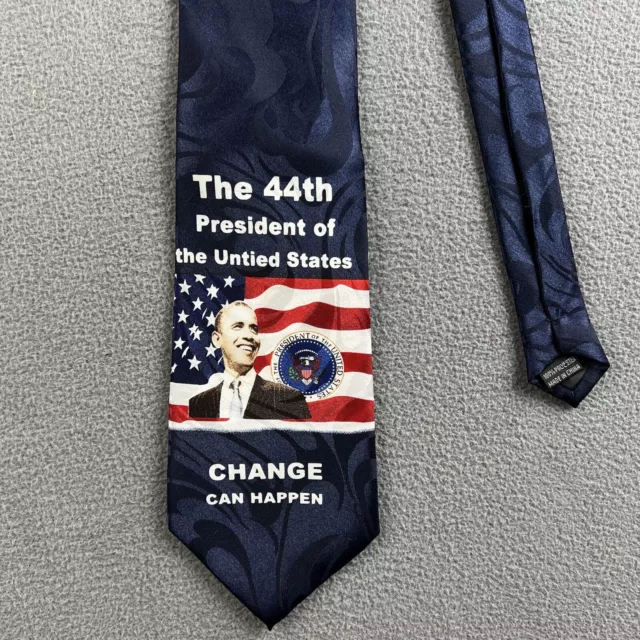 BARACK OBAMA TIE Polyester 44th President Of The United States Of ...