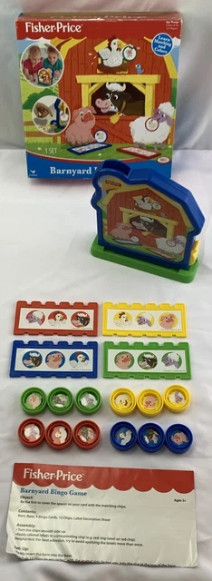 BARNYARD BINGO GAME by Fisher Price Complete in Great Condition FREE ...