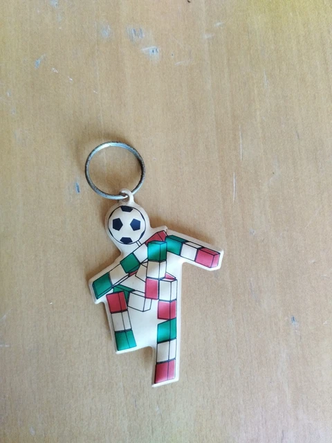 Mascotte Italia 90 FIFA - Stendardo Cavicchi - Portachi - Rouge - Neuf