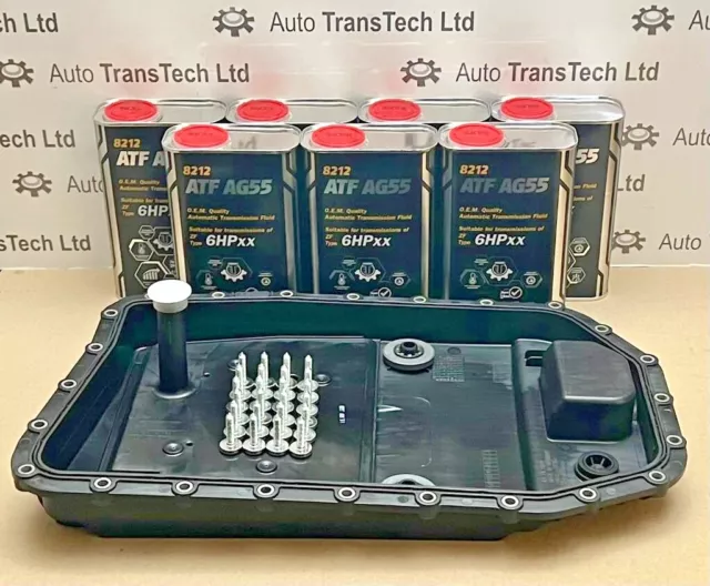 Genuine Bmw Automatic Transmission Gearbox 6Hp21 Zf Sump Pan Filter 7L Oil Kit