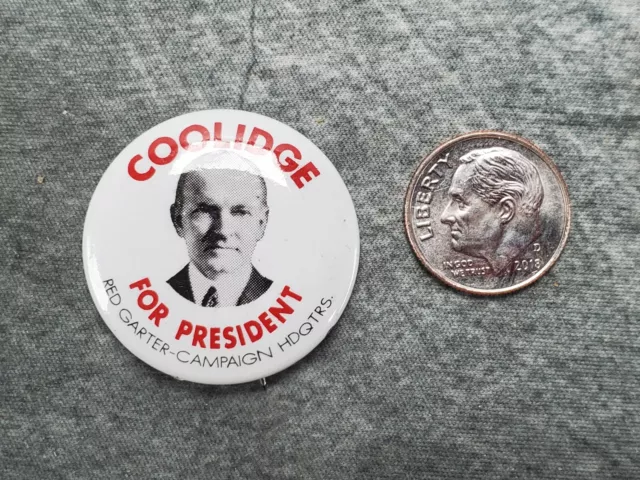 Calvin Coolidge For President Election Campaign Political Button Pinback Pin