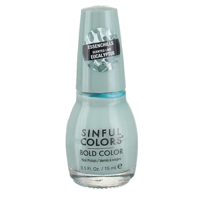 2 Pack Sinful Colors Essenchills Bold Color Nail Polish, Eucalptahhh 2735, Sc...