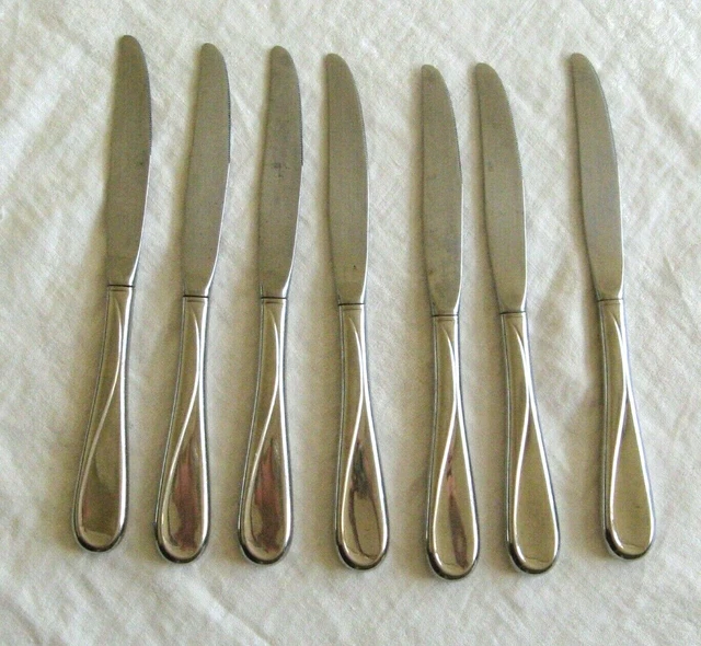 VINTAGE ONEIDA FLATWARE Knives Satin Flight Pattern 14.46 PicClick