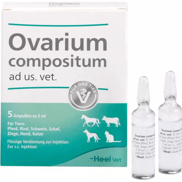 Heel Ovarium compositum ad us. vet. für Tiere Ampullen, 5 St. Ampullen 4826984