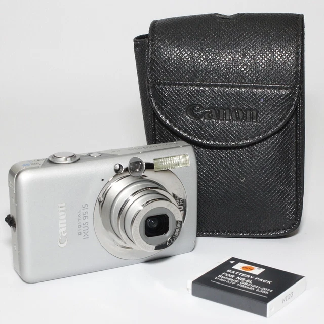 Canon Ixus 95 IS 10MP Compact Digital Camera with Battery & Case Working