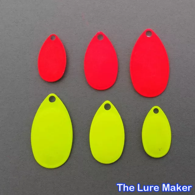 FRENCH SPINNER BLADES 4 Colours Sizes 2-4, Flying C,Fishing Lures 10 or 25.  £7.99 - PicClick UK
