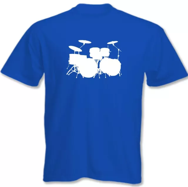 Drum T-Shirt Kit Solo Mens Funny Drummer Drumming Drums Sticks