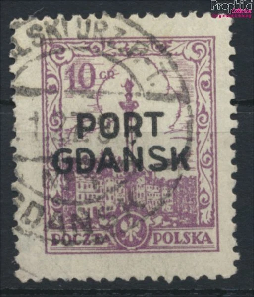 Briefmarken Polnische Post Danzig 1926 Mi 13 gestempelt (9975617