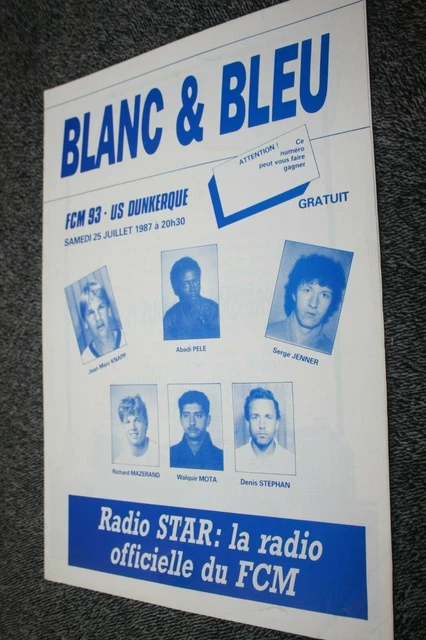 Programme Match Amical FC Mulhouse Vs FC Porto Du 14 Août 1984