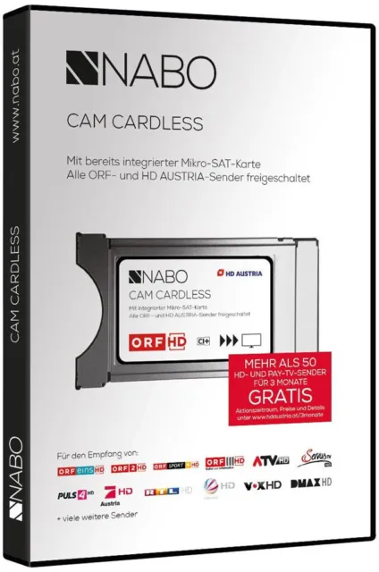 HD Austria Modul Irdeto CI+ Modul  LED LCD TVs mit der ORF Micro SAT Karte HD 2
