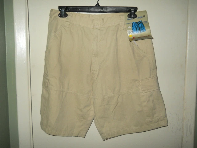 Stanley & JoJo Men's Cargo Shorts Size 38 Light Khaki Casual Shorts New