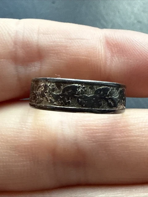 Bague en argent sterling 925 faite main avec pierre d'ambre - Style ottoman - France